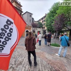 Elezioni Terni, in città il portavoce nazionale di PaP per Silvia Tobia – Fotogallery