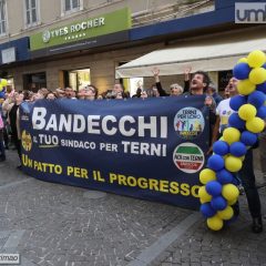 Terni, Bandecchi sindaco: è festa in centro – Foto Mirimao