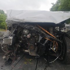 A1 Orvieto-Fabro: schianto fra auto e bus di turisti. Tutti illesi