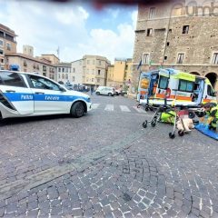 Terni: 60enne investita di fronte a palazzo Spada