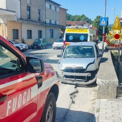 San Giovanni di Baiano: donna ferita in un incidente stradale