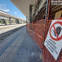 Video – Terni, il tribolato restyling della stazione