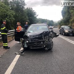 Terni: due incidenti nel giro di pochi minuti lungo la Flaminia a San Carlo