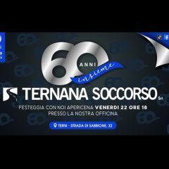 La Ternana Soccorso festeggia 60 anni e invita tutti all’apericena