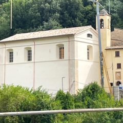 Via le impalcature: riecco la chiesa della Misericordia di Precetto nel suo splendore