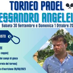 Terni, padel: torneo benefico in ricordo di Alessandro Angelella