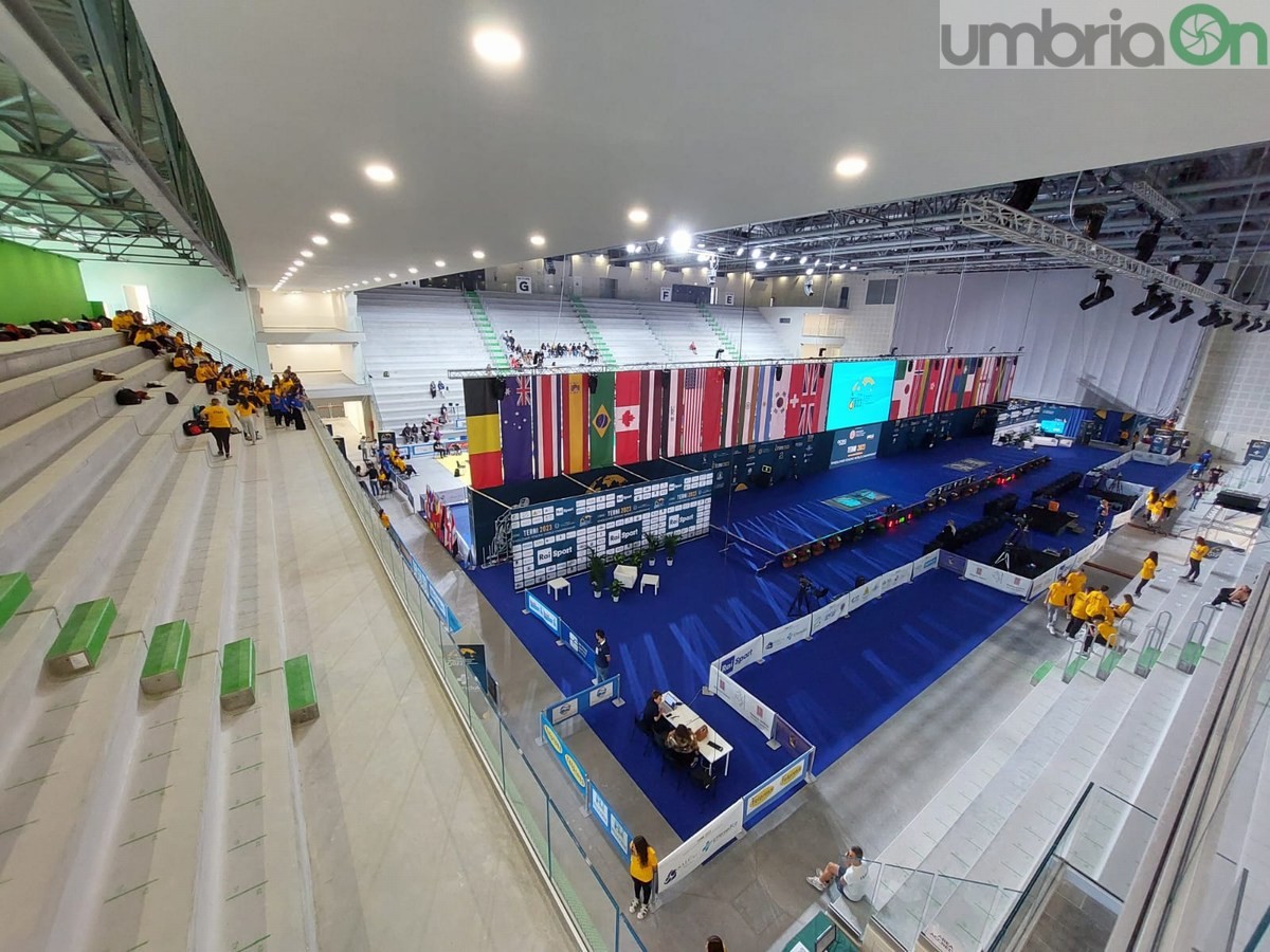 Terni, mondiale scherma paralimpico iniziato: è debutto palasport – Gallery