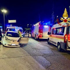 Perugia, frontale tra auto: due feriti