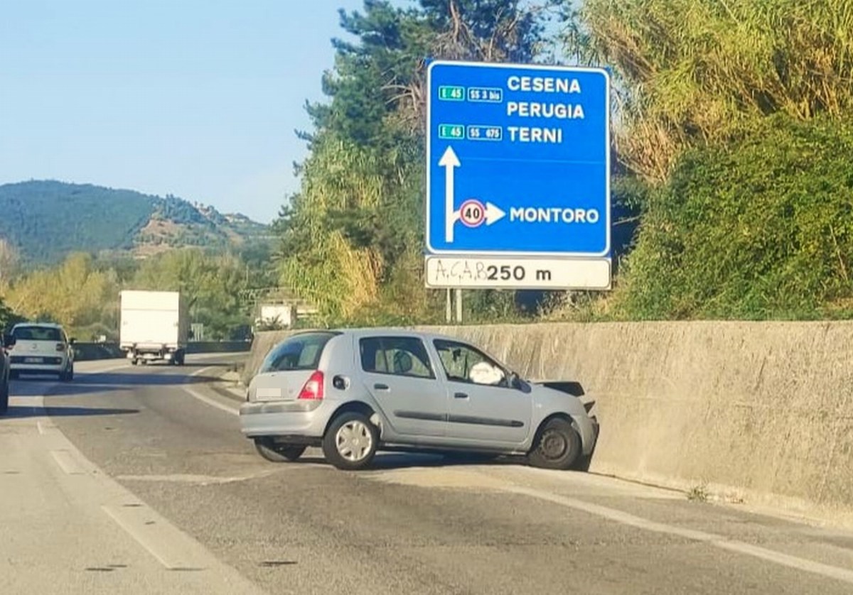 Rato: tre incidenti nel giro di poche ore fra Terni e Montoro