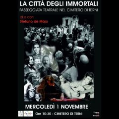 Al cimitero di Terni torna ‘La città degli immortali’