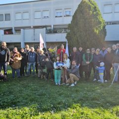Terni: il M5S pianta due ciliegi in via Mola di Bernardo