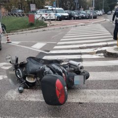 Terni: scontro auto-scooter a Gabelletta. Soccorso un 49enne