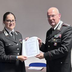 Carabinieri di Amelia: Laura Protopapa promossa al grado di Maggiore