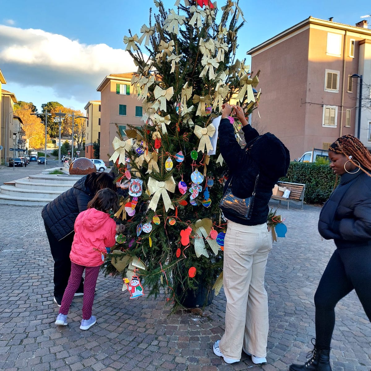 albero di natale della pace