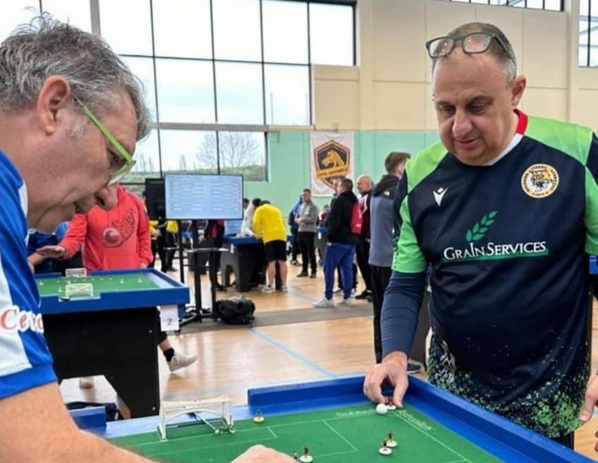 Calcio da tavolo: il ternano Mattiangeli trionfa al Major di Francia