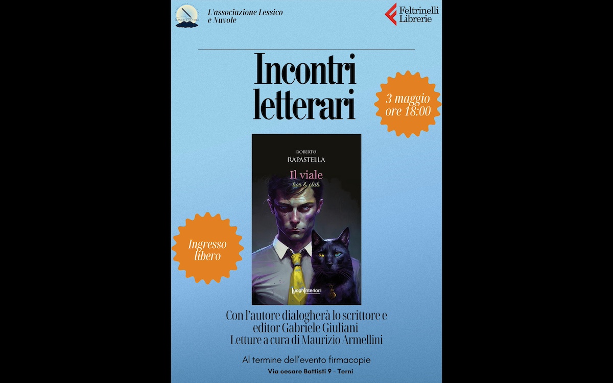Terni, alla Feltrinelli parte la rassegna ‘Incontri letterari’