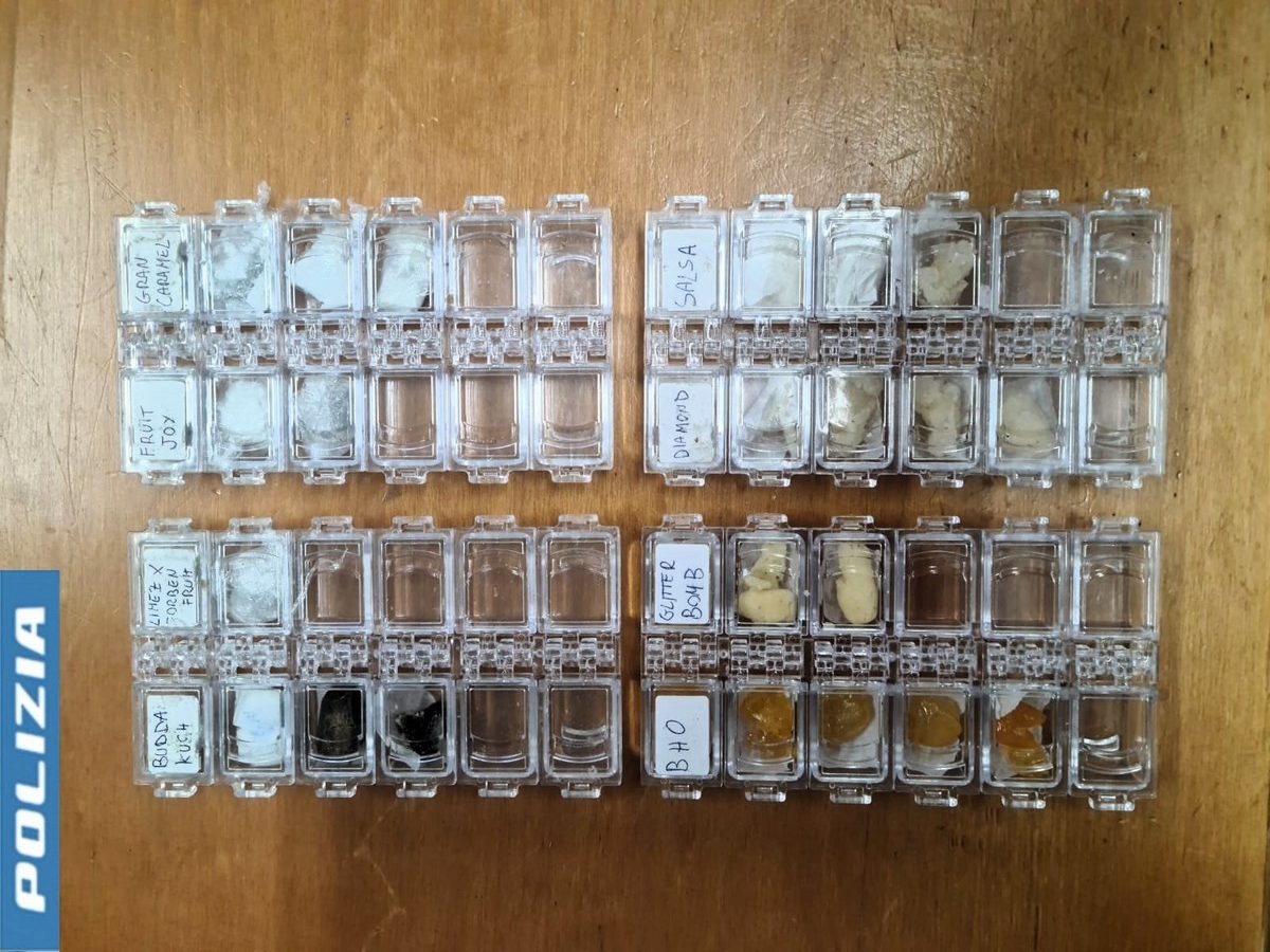 Sequestrato «per la prima volta a Terni» il super hashish da 100 euro al grammo: «Può essere letale»