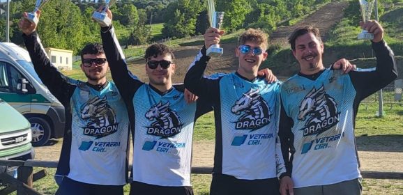 Terni, il ‘Dragon racing team’ trionfa nella seconda prova del campionato motocross