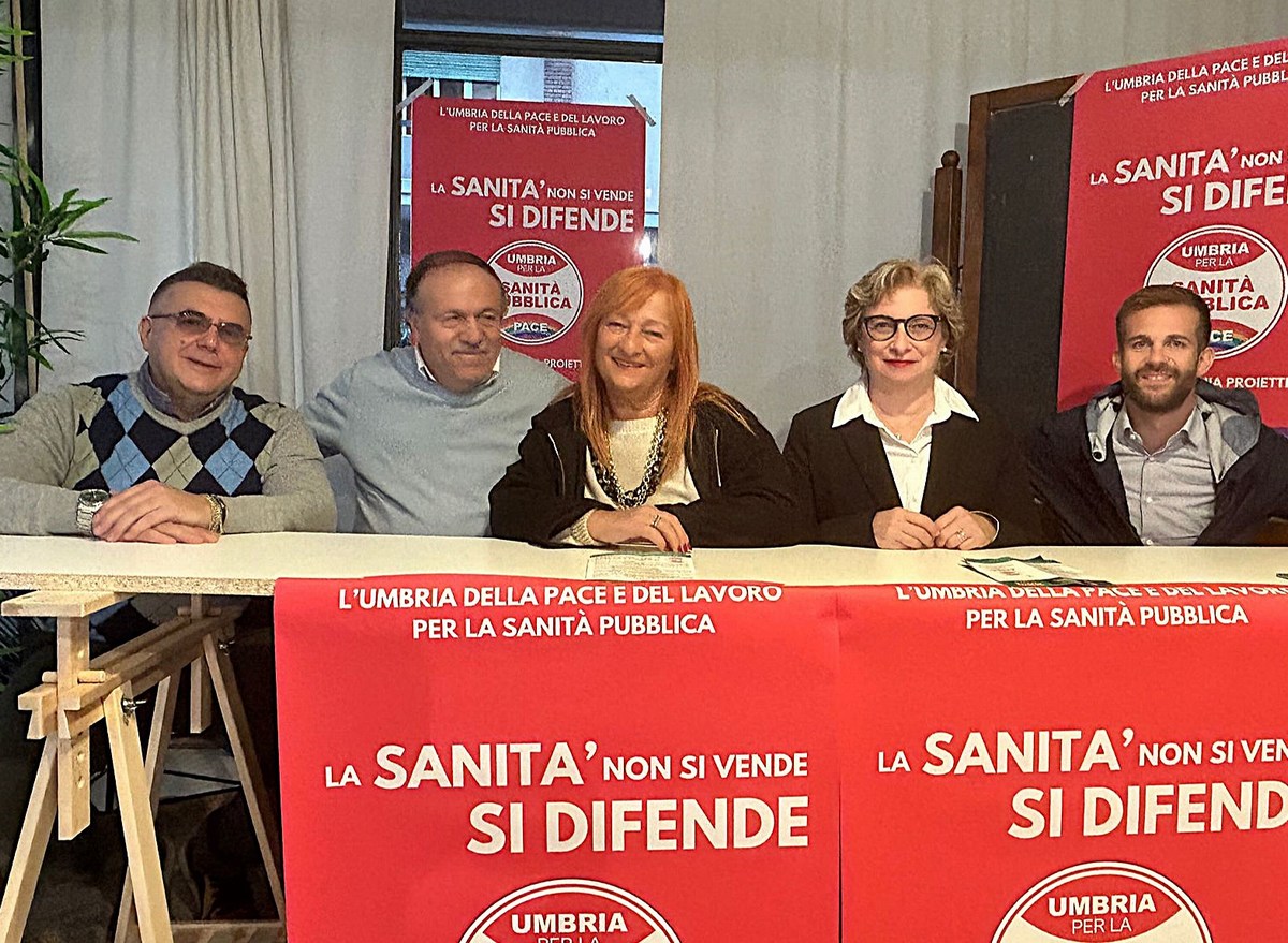 Terni: «Difendiamo la sanità pubblica insieme a Stefania Proietti»
