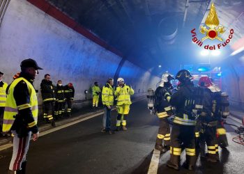 Terni-Orte: galleria San Pellegrino chiusa per la simulazione di un incidente
