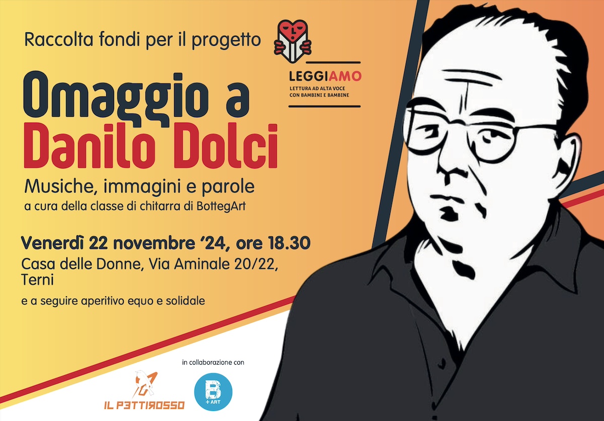 A Terni un omaggio a Danilo Dolci per la raccolta fondi
