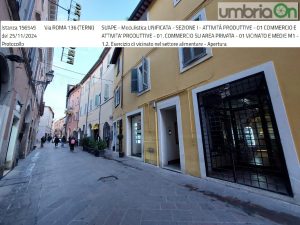 Il civico 136 di via Roma