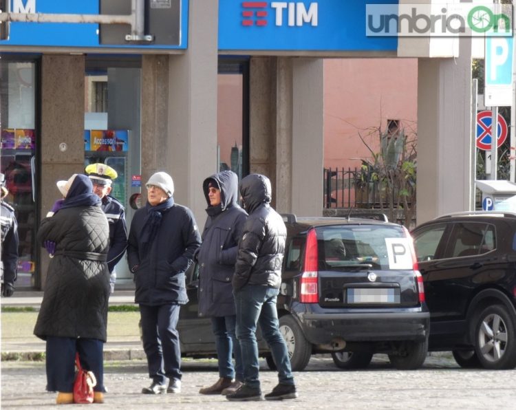 Il sopralluogo di martedì 24 dicembre in piazza Ridolfi