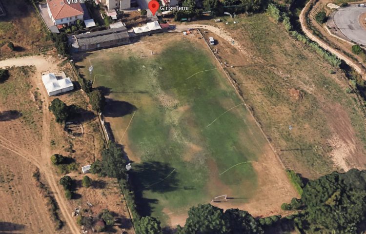 Il campo della Grs (screen Maps)