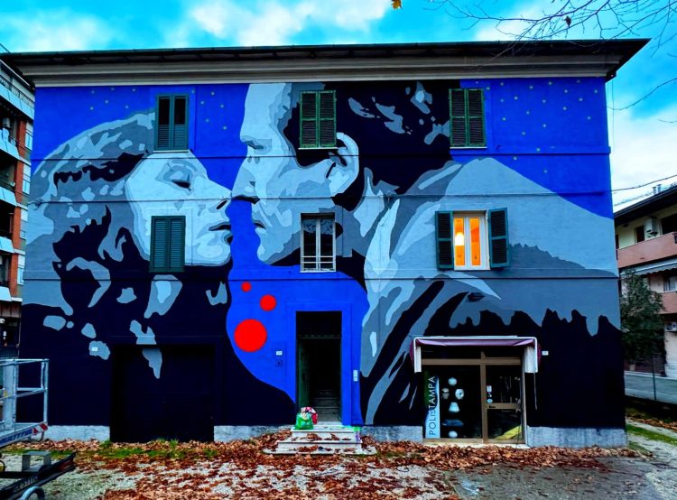 Il murale (foto David Pompili)