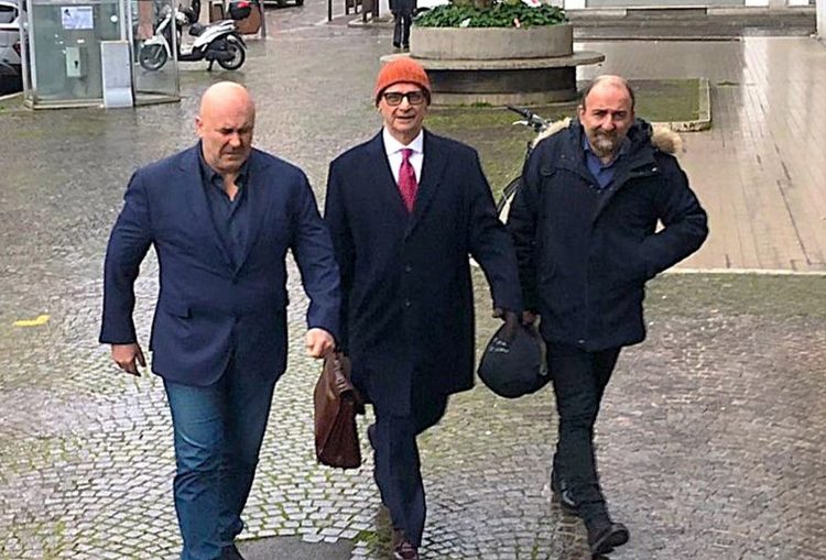 Bandeccbi con gli avvocati Pacelli e Panebianco