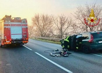 Gubbio: incidente fra tre auto sulla Pian d’Assino a San Marco