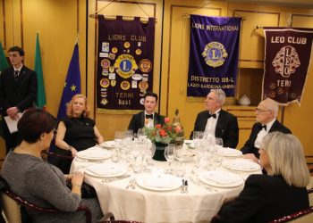 Il Lions Club Terni Host festeggia il 65° anniversario con la Charter Night