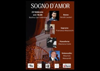 ‘Sogno d’amor’: la voce di Nicolò Lauteri nella basilica di San Valentino