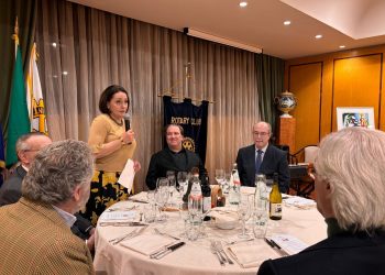 Mark Kostabi ospite del Rotary: «È sempre bello tornare a Terni»
