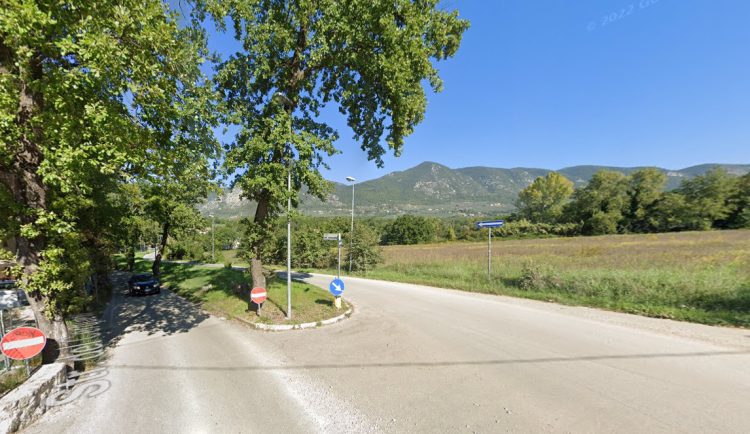 Strada del Cerqueto (screen Maps)