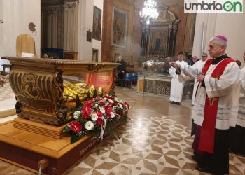 Terni, la traslazione dell’urna di San Valentino – Fotogallery