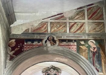 Ferentillo: recuperato il più antico affresco nella collegiata di Santa Maria