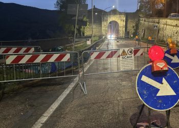 Narni: frana accanto la Flaminia in zona Porta Romana