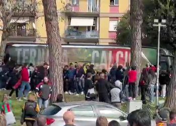 C’è Ternana-Perugia: l’arrivo dei rossoverdi al Liberati. Tifosi pronti – Video