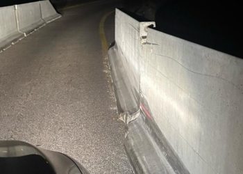 «Quel cordolo sulla Flaminia fra Terni e Spoleto ‘taglia’ le gomme». La denuncia