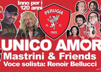 Per i 120 anni il Perugia si regala un nuovo inno: ‘Unico Amore’