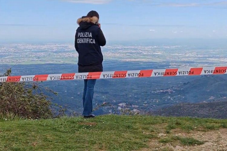 Il luogo del ritrovamento di Ilaria Sula a Poli (Roma)