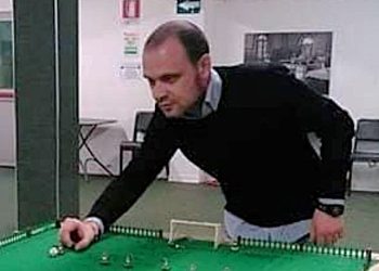 Subbuteo tradizionale: Perotti con la ‘maglia’ del Todi Calcio al campionato Lnd