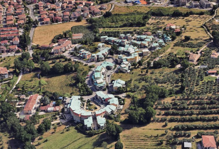 Via Monte Totagna (screen Google Earth)