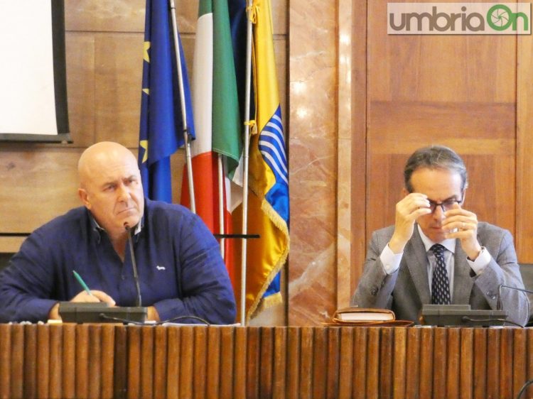 Il presidente Bandecchi e il segretario generale Ricciarelli
