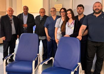 Ospedale Terni: Arci Caccia e Pesca donano due poltrone per l’allattamento