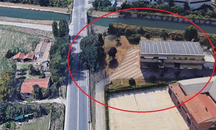 L'area interessata (screen Earth)