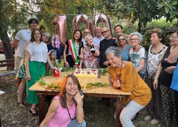 Terni: i 100 anni della signora Noemi Brunetti Scala