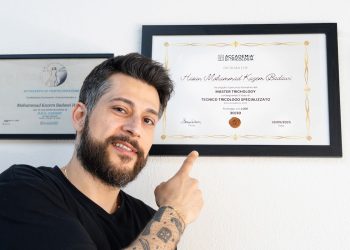 La seconda casa di Moe si chiama Terni: la storia di un barbiere specializzato in tricologia