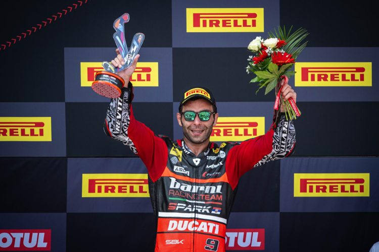 Petrucci sul podio a Misano